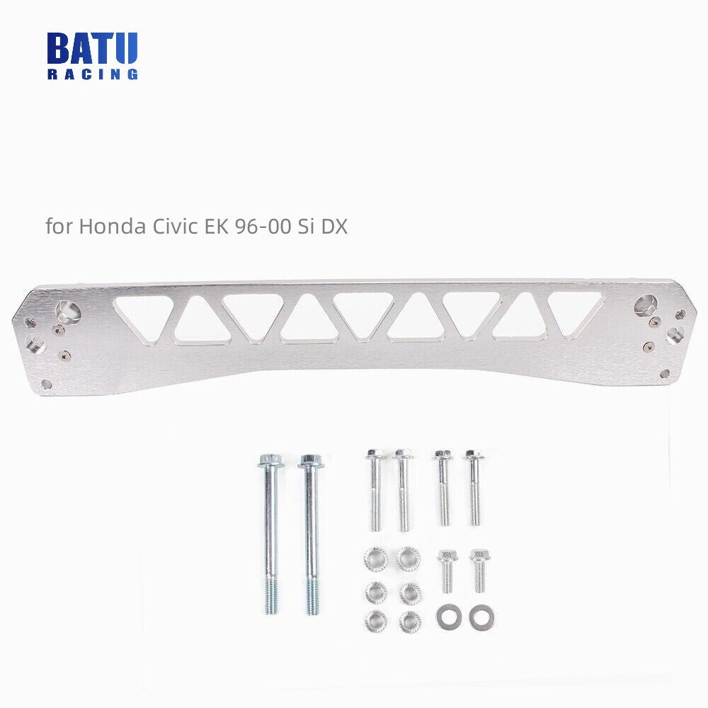 Silver Billet Rear Lower Subframe Brace Tie Bar for Honda for Civic EK 96-00 Si DX