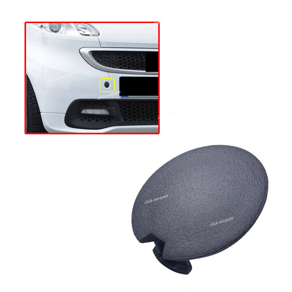 Bumper Towing Eye Cover Tow Cap Plug Fit for Smart Fortwo 2007-2015 Q