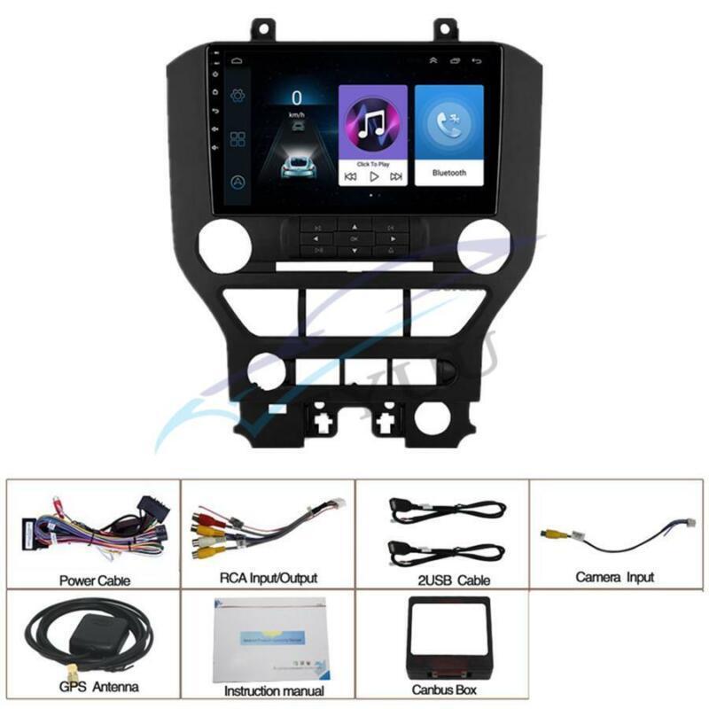 9-inch CarPlay car stereo radio GPS navigation for 2015-2021 for Mustang F1 models. n