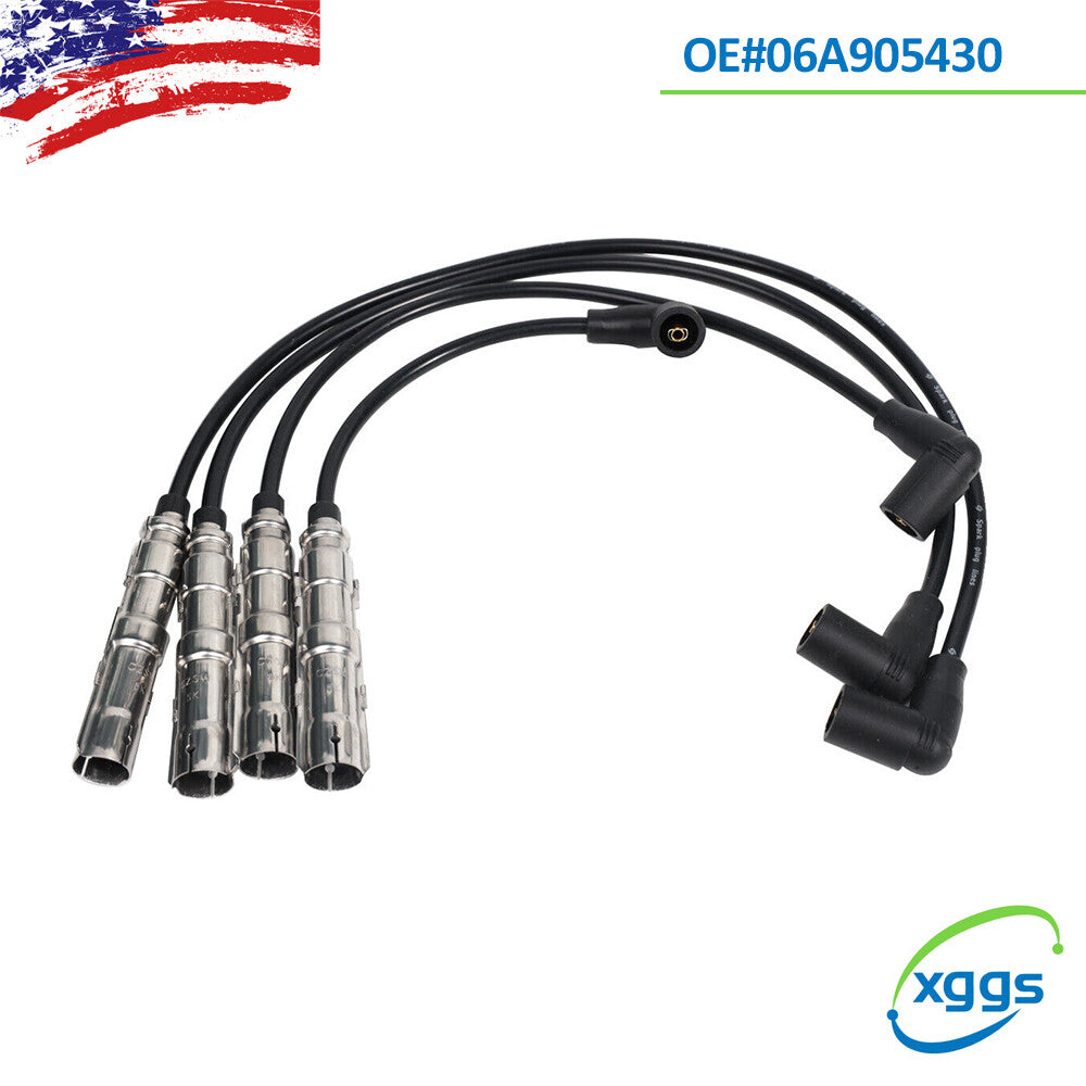 4PCS New 06A905430 for VW for Jetta for Passat Spark Plug Wires Ignition Cable Q