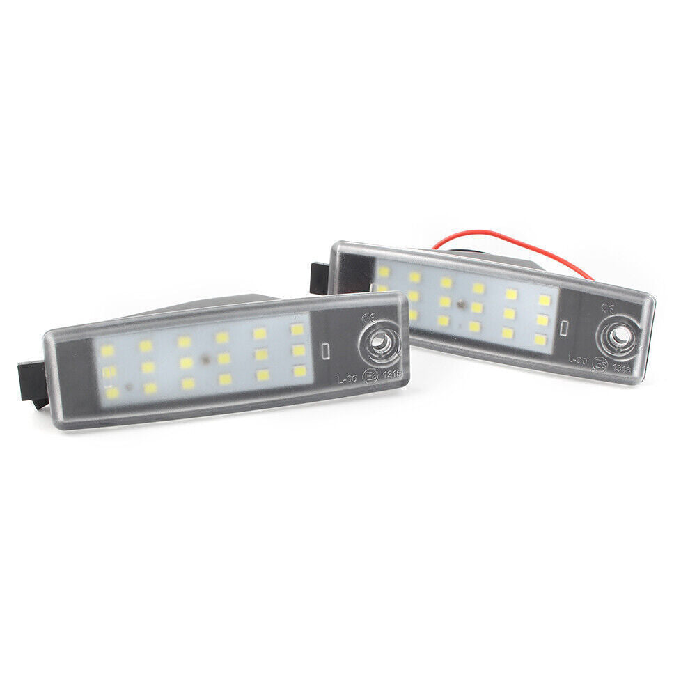 2pcs LED License Plate Light Lamps White For HiAce 2004-2018 H200 model Car