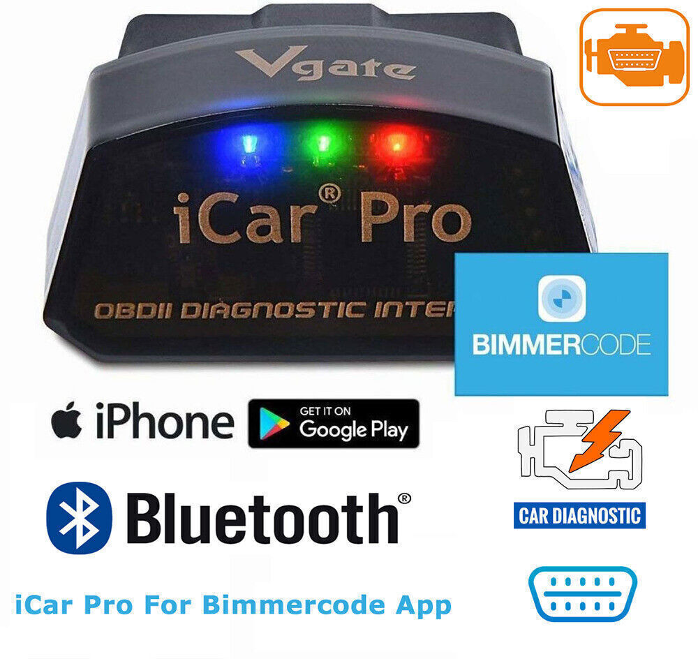 Vgate iCar Pro OBD2I Diagnostic Code Reader Scanner Bluetooth 4.0 Android IOS
