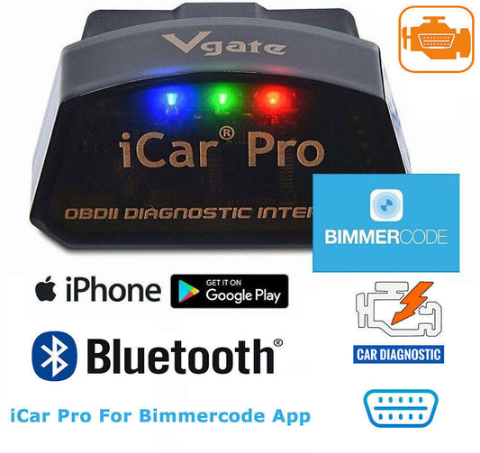 Vgate iCar Pro OBD2I Diagnostic Code Reader Scanner Bluetooth 4.0 Android IOS