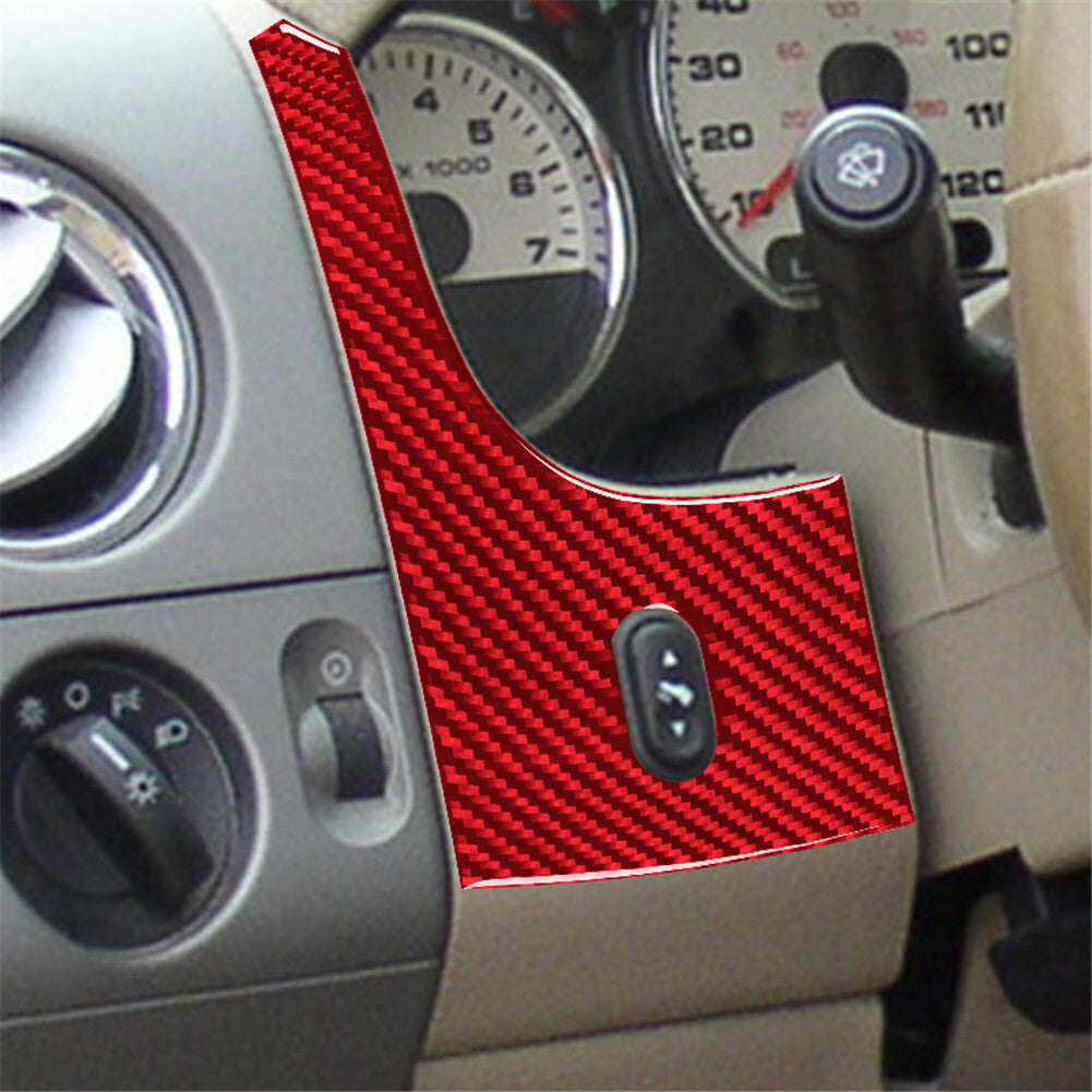 Carbon Fiber Passenger Glove Box Handle Cover Trim for Chrysler 200 2011-2014 v