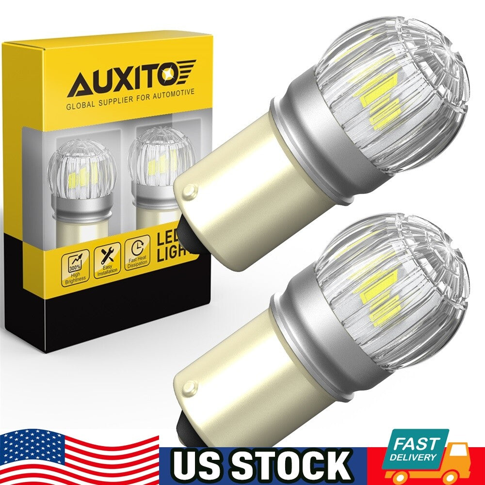 2 Pieces BA15S LED Reverse Backup Bulbs 7506 1156 6000K for Ram 1500 1994 - 2001 B- v
