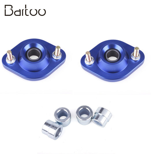 Blue Shock Top Mount Set for BMW E30 E46 Z3 Pillow Ball Rear Upper Camber Plate