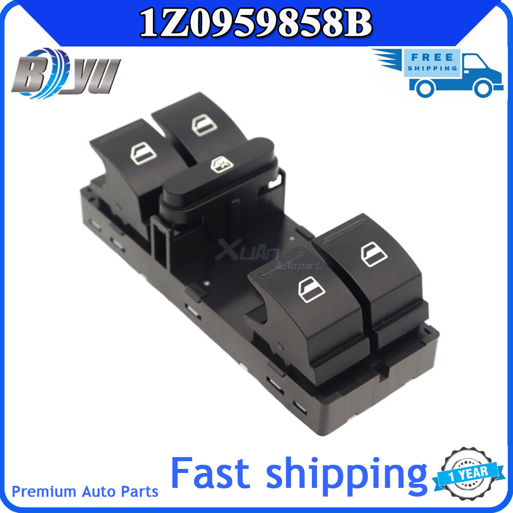 1Z0959858B Applicable to for SKODA Octavia for Golf for Seat Main Power Window Switch Driver Side - v