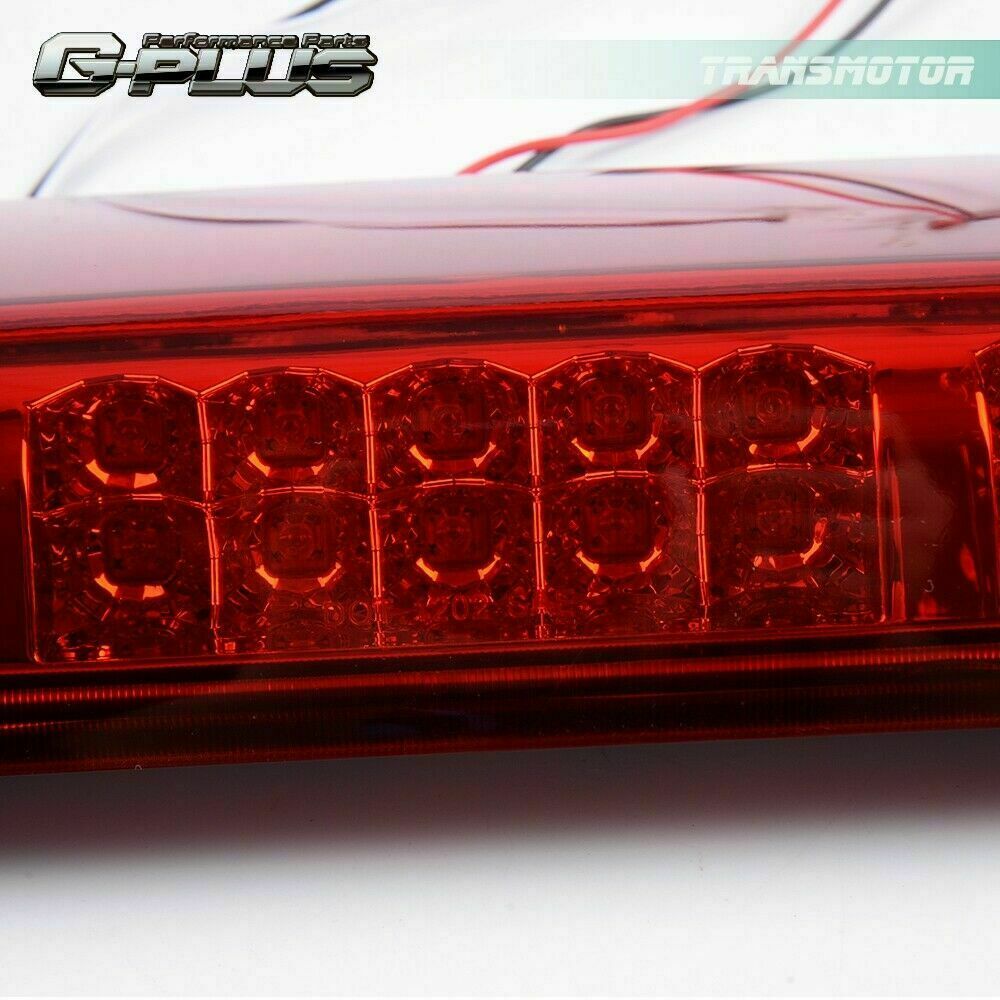 Fits 04-08 F150 Explorer Red LED Third Tail Brake Light Cargo Roof Light - v