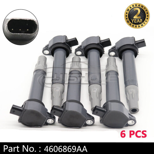 6-piece ignition coils suitable for C1522 uf502 2006-2010 for Chrysler for Dodge 4.0L 2.7L 3.5L