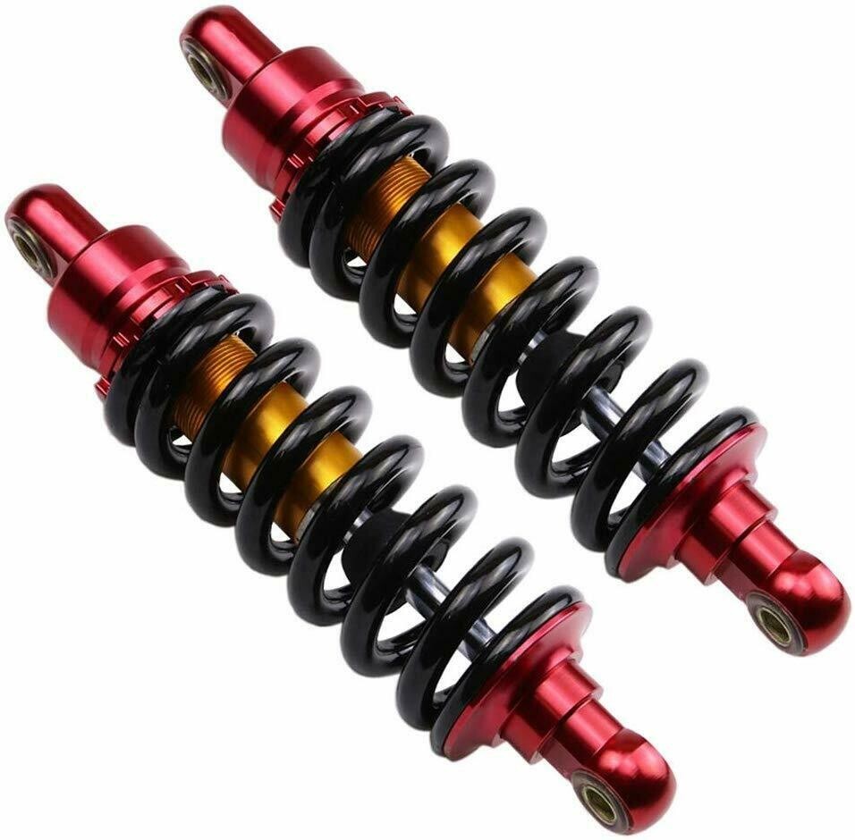 2 x 285 mm 11-inch rear shock absorbers, 980 lbs, suitable for Dirt Pit bikes, Monkey ATVs, and quad go-karts.