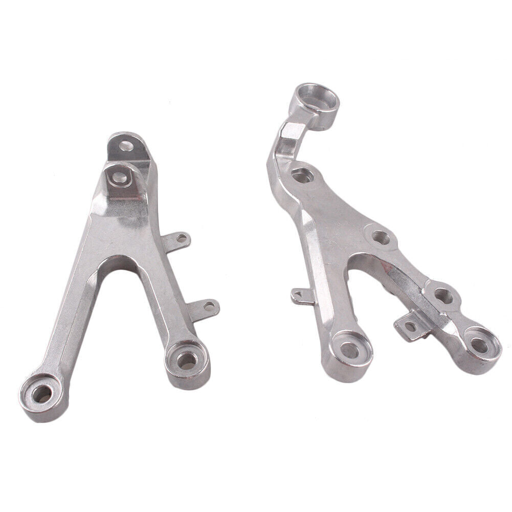 Front Footpegs Footrests Brackets Assembly Fit for Yamaha YZF R6 2006-2011