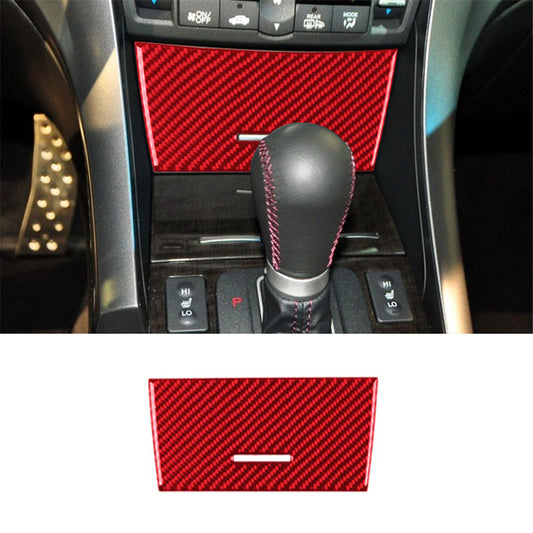 2Pcs Red Carbon Fiber Interior Side Air Vent Cover Trim for Fiat 500L 2014-2017 v