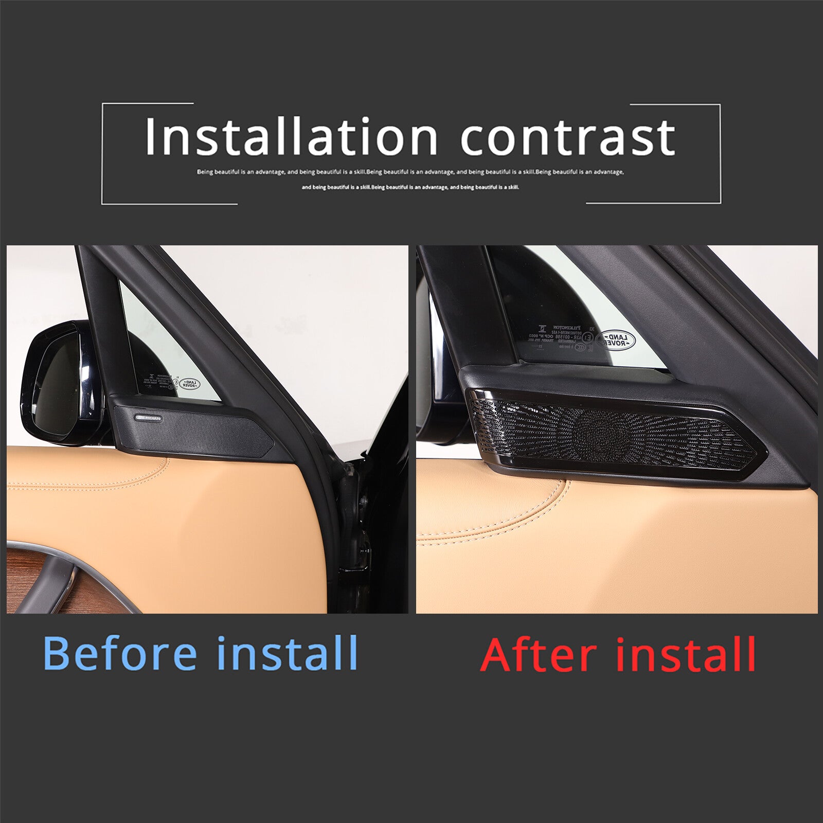 Carbon Fiber Door Armrest Side Panel Trim Cover Sticker for Lotus EMIRA 2022-24- v