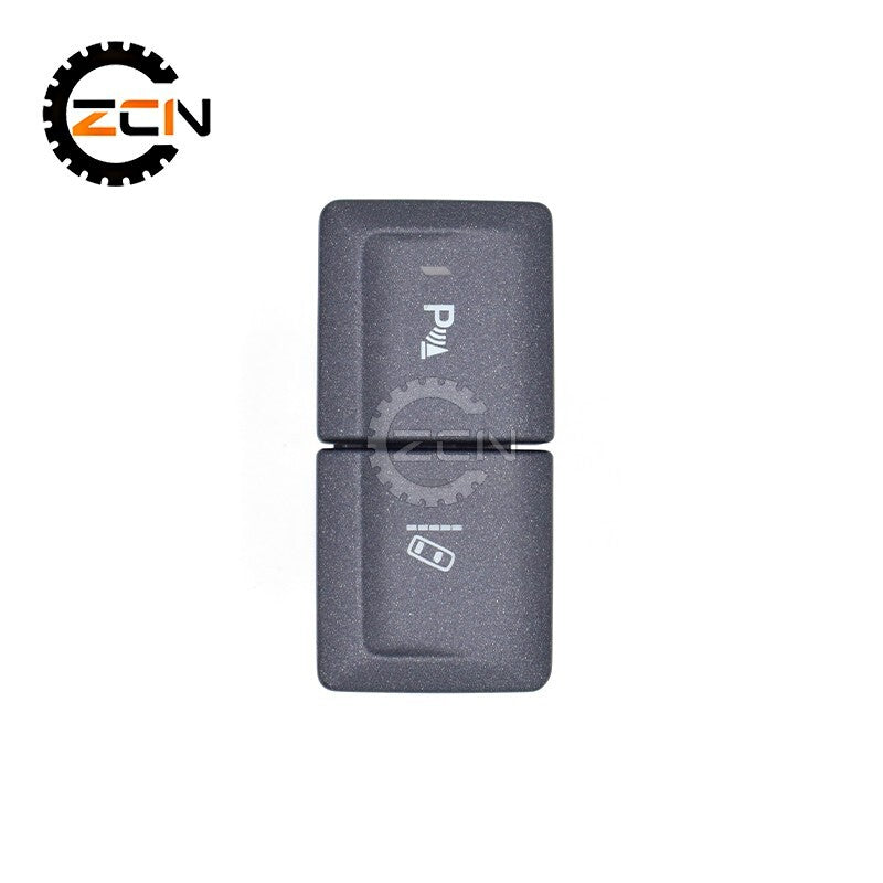 Black carbon metal parking assist alarm disable switch 22846743- n