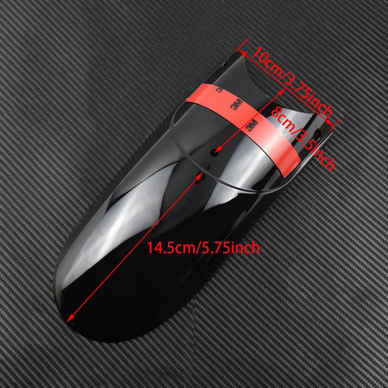 10cm Front Fender Extender Fit for Harley Sportster 883 1200 Dyna Softail V-Rod Q