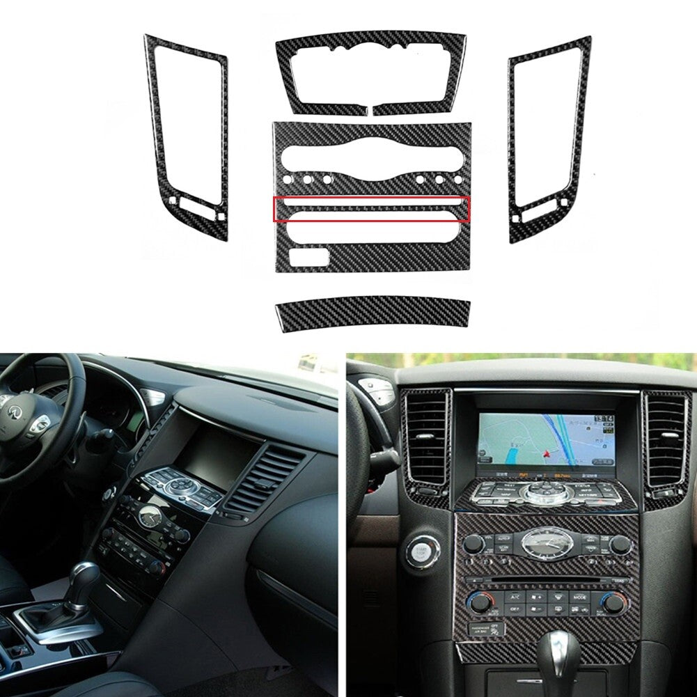 Red Carbon Fiber Overhead Reading Light Panel Trim Cover For F150 2004-2008 v