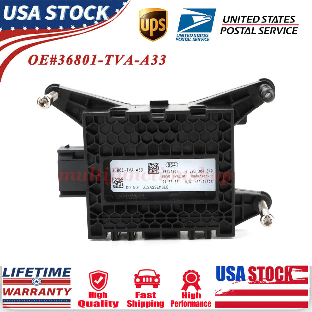 Radar Cruise Control Distance Sensor 36801-TVA-A33 for Honda Accord 2018-2023 US Q