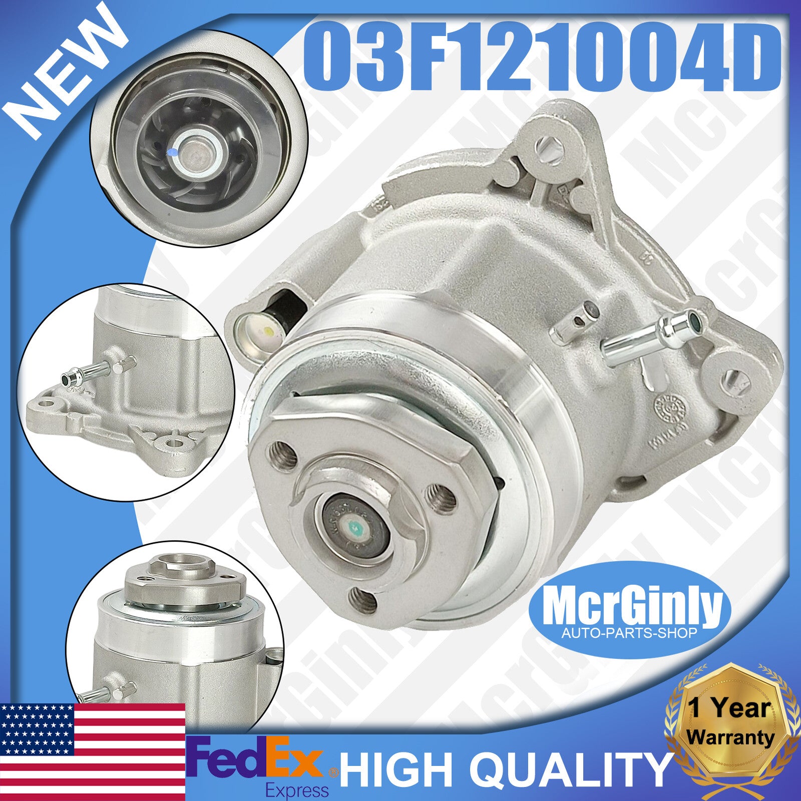 Suitable for Golf , for Jetta , for Audi A1, A3 seats, Altea engine water pump 1.2T #03F121004E- n