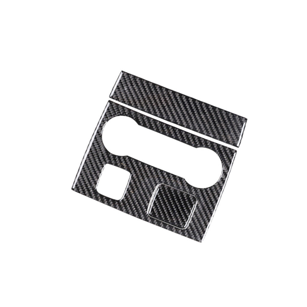 2x Carbon Fiber Passenger Side Armrest Box Cover Trim for Audi Q7 SQ7 2016-2019 v