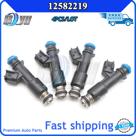 12582219 4X fuel injector suitable for Cobalt 05-10 and for Pontiac G5 2007-2010 2.2L- v