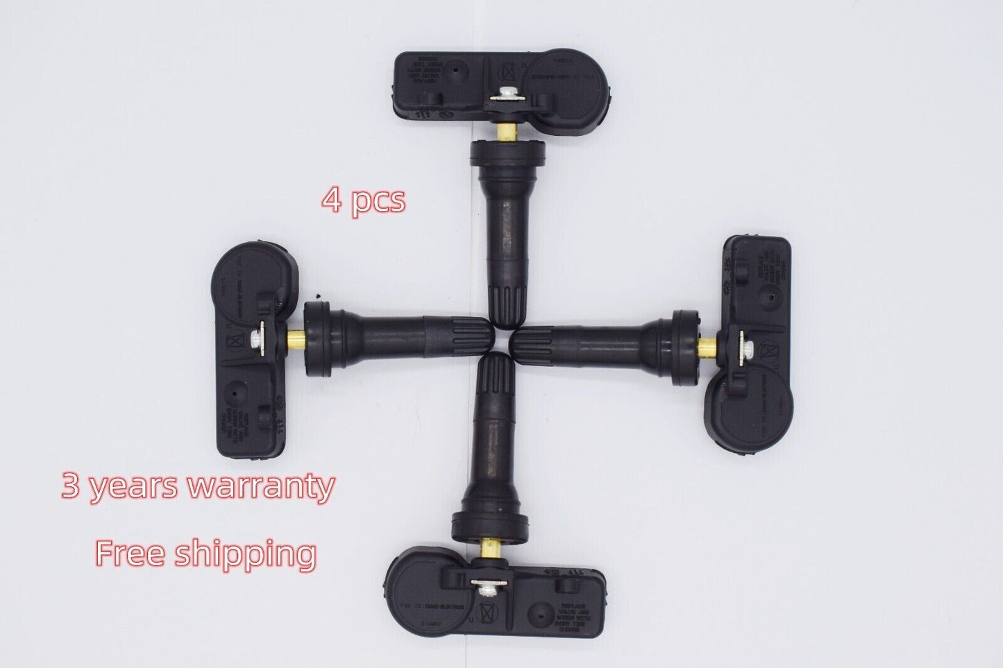 TPMS 4-piece kit for tire pressure sensors, equipment manufacturer DE8T-1A180-AA- n