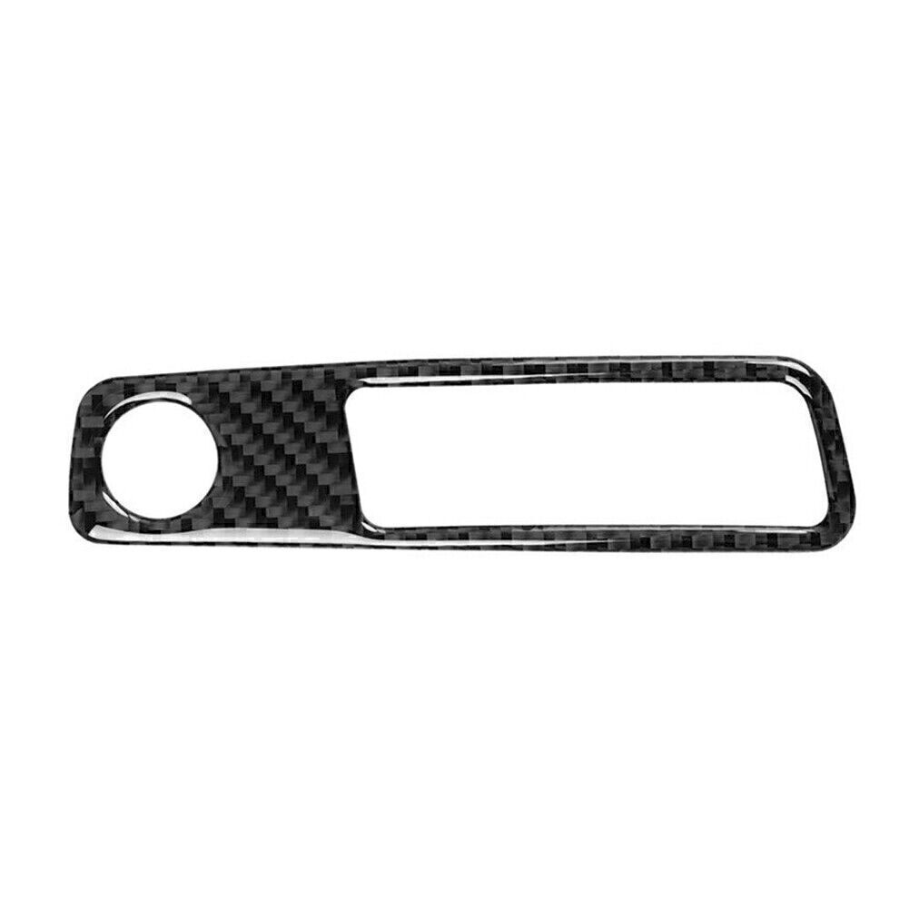 Kohlefaser-Konsolen-Lautst?rkeregelungsabdeckung LHD F¨¹r for Audi A4 B9 17-20