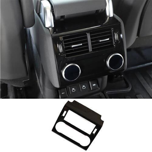 1X Glossy Black Rear AC Air Outlet Vent Cover for Land Rover Discovery 5 2021-25