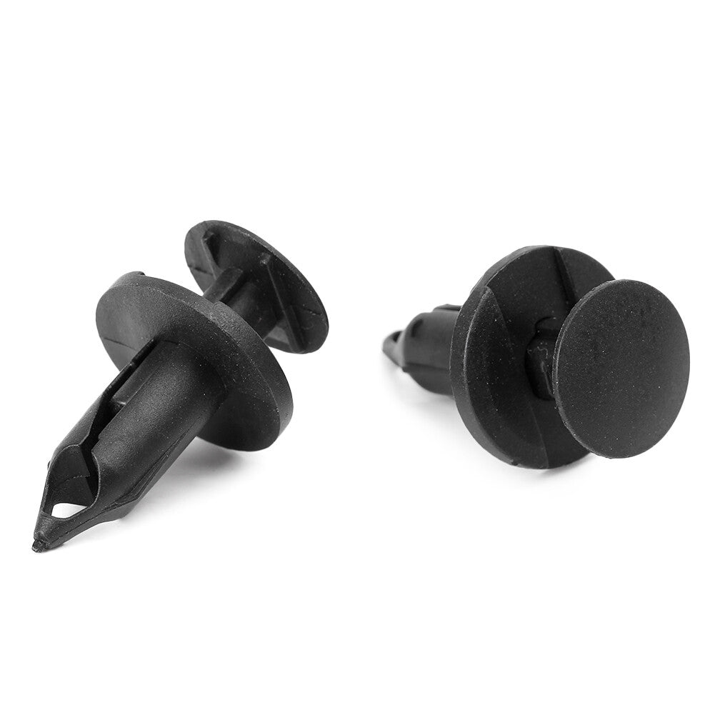 100X Car Body Bumper Fender Retainer Push Pin Clip Rivet Fasteners Kit Plastic