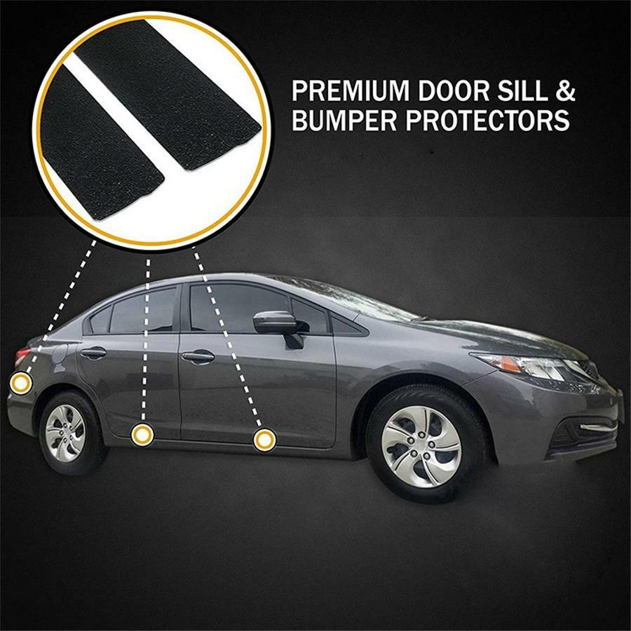 Car Bumper Door Sill Scuff Anti-scratch Protector Strip Cover Sticker 5CMx10M