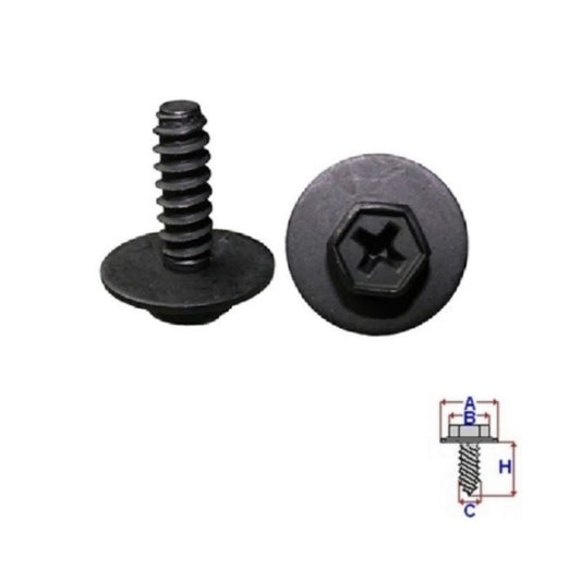 9CF600516B Bumper Retainer Screws for Mazda CX-5 CX-7