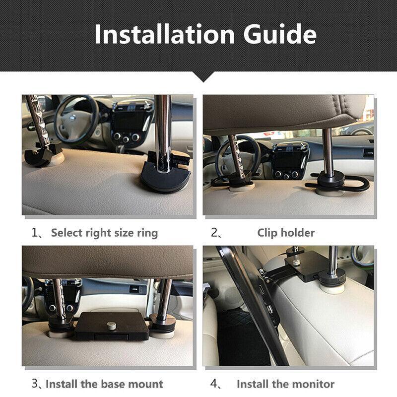 MP5 Display Screen for Rear Seats: Touchscreen Car Player with Headrest LCD Video Player n