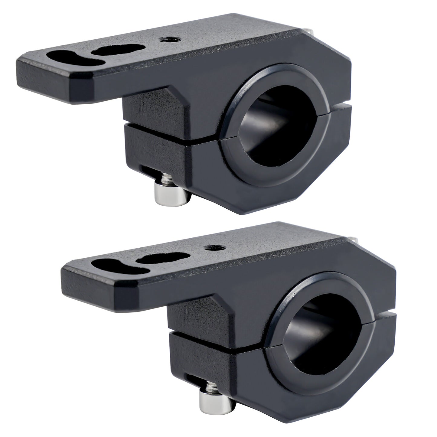 2x motorcycle headlight holder lamp holder headlight bracket for 18mm-32mm Q