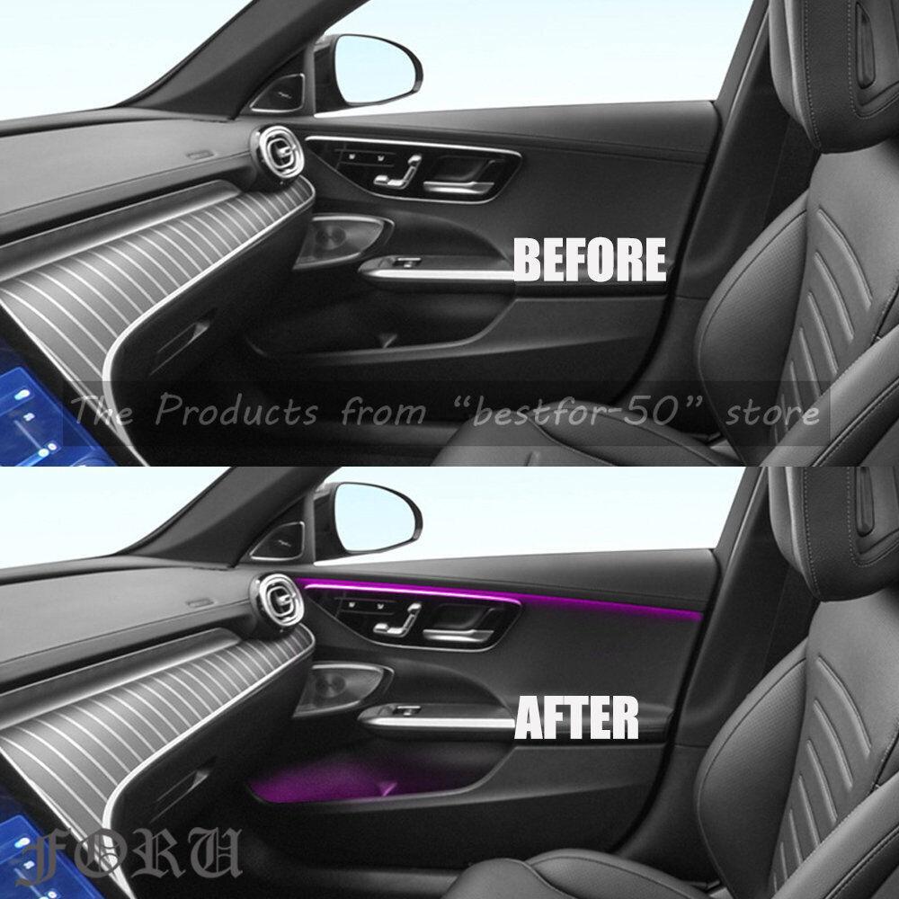64 Color Ambient Light LED Trim Accessories for Mercedes-Benz C-Class W206 2022