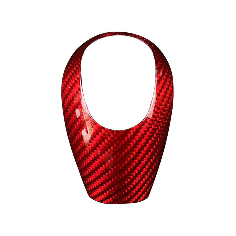 Carbon Fiber Car Interior Gear Shift Knob Cover Trim for BMW M Series M5/6/3 Red