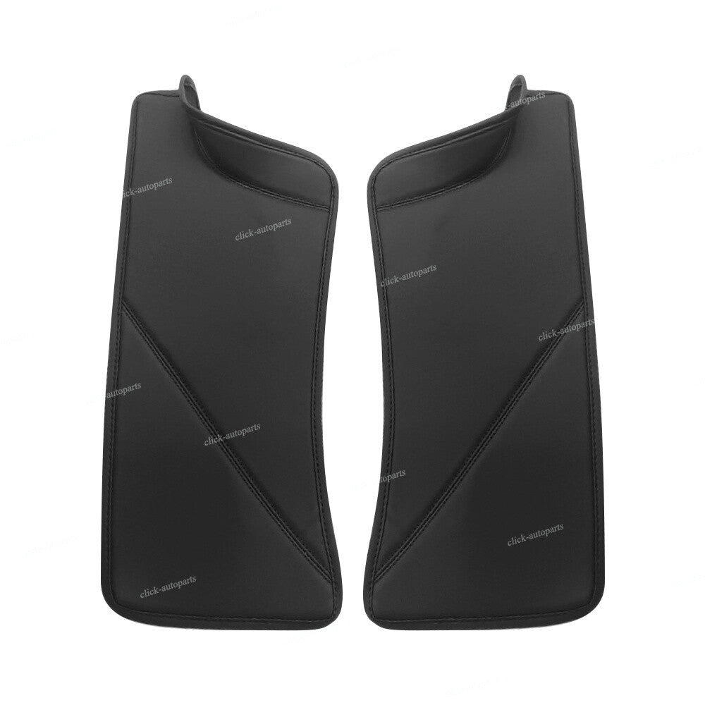 2X Rear Door Inner Sill Protector Plate Cover Black for Tesla Model Y 2020-2022