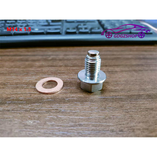 M14 x 1.5 Magnetic Oil Drain Plug with Washer for Toyota for Lexus for Nissan for Infiniti Q