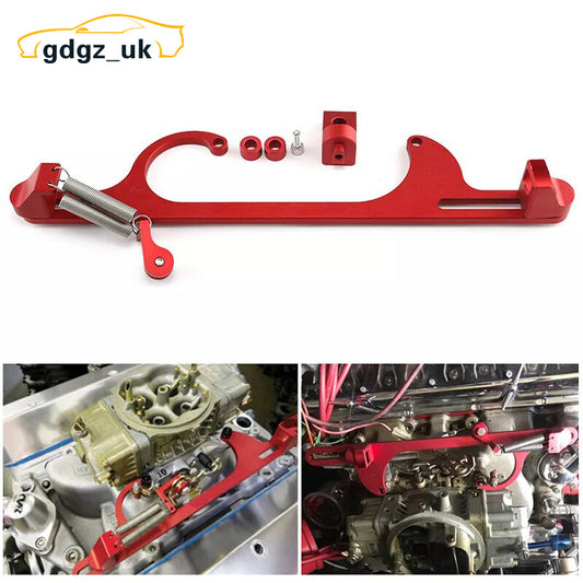 Red Throttle Cable Bracket For 4150 4160 Carburetor Throttle Cable Carb Bracket