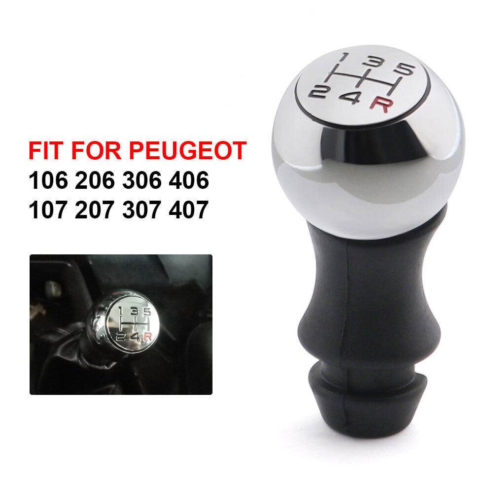 5 Speed Manual Gear Shift Knob for Peugeot 106 206 306 406 107 207 307 407