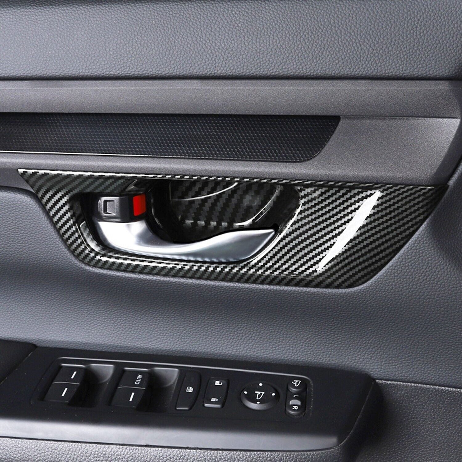 52mm 2-Hole Carbon Fiber Style Cup Car Gauge Mounting Bracket DASH Gauge Capsule Cup Bracket- v