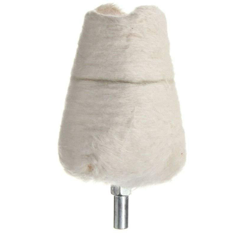 4PCS Cloth Polishing Mop Wheel For Power Battery Drill Bit Buffing Grinder Part v