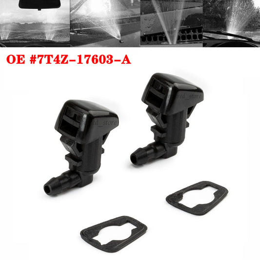 2-piece sprayer windshield washing machine nozzle suitable for 25823360 25823361 8S4Z17603AA 7T4Z17603A- v