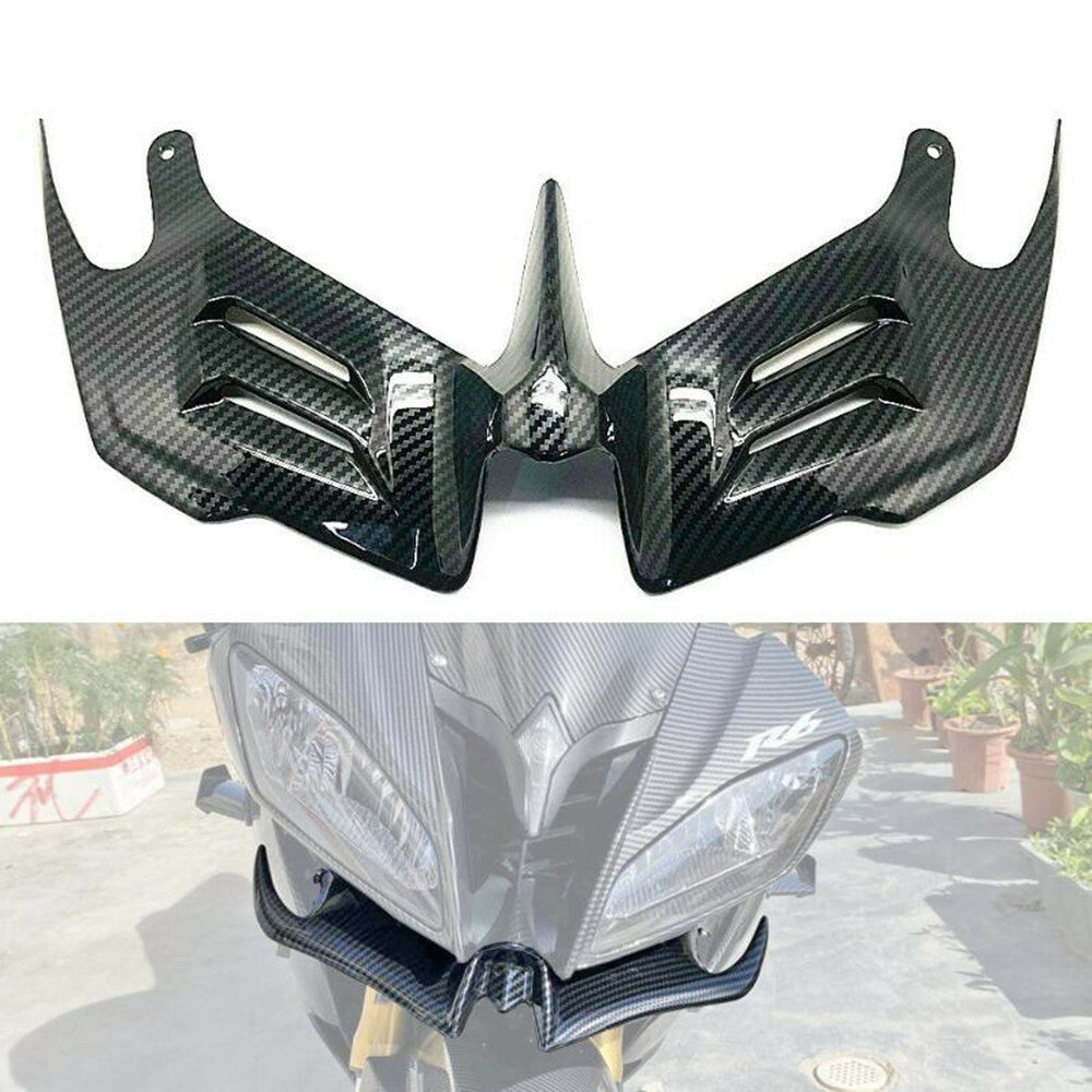 WINGLET FIN FAIRING COWL AERODYNAMICS carbon fiber for 2008-2016 for YAMAHA YZF R6