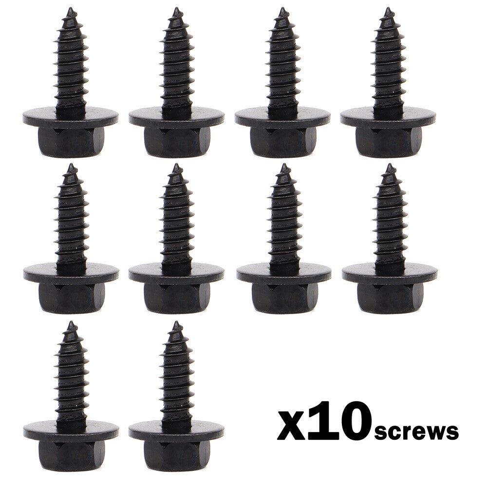 10x HEX SELF TAPPING Screw Fender Liner Inner Spalsh Cover Clip for Toyota for Lexus
