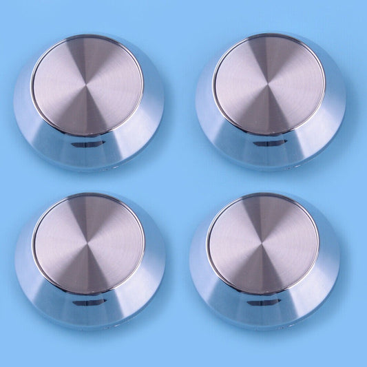 4x Car Silver 60mm Wheel Center Cap Rim Hub Cover Chrome Universal ABS Sliver n