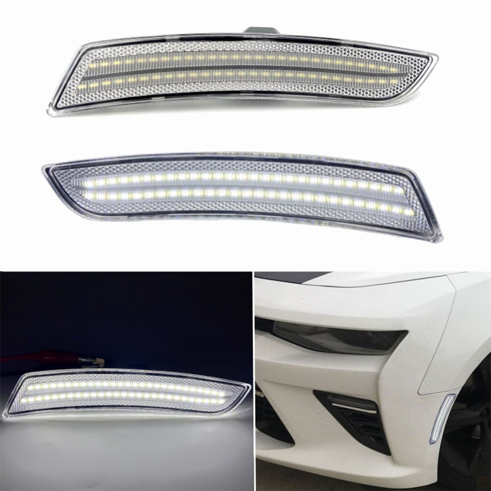 Clear Lens LED Side Marker Lights for for CaDillac C TS for ATS with No Error