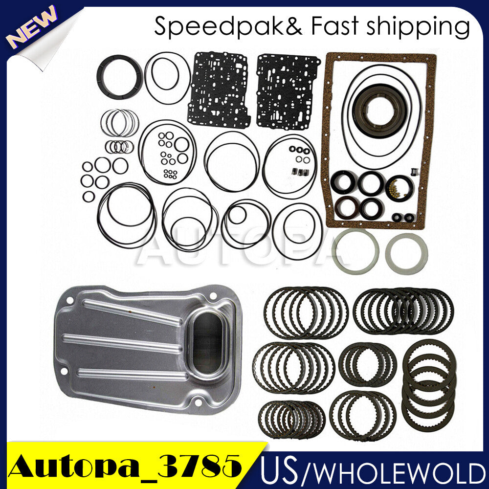 A750E A750F TB-50LS Super Master Rebuild KIT 03-UP Filter Piston Plates Bushing?