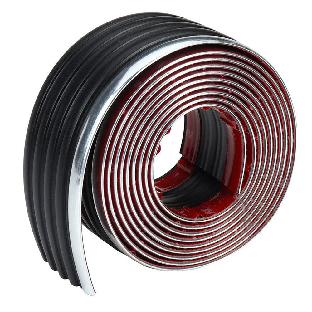 315Pickup Truck Door Bumper Side Body Molding Trim Guard Strip Black + Silver