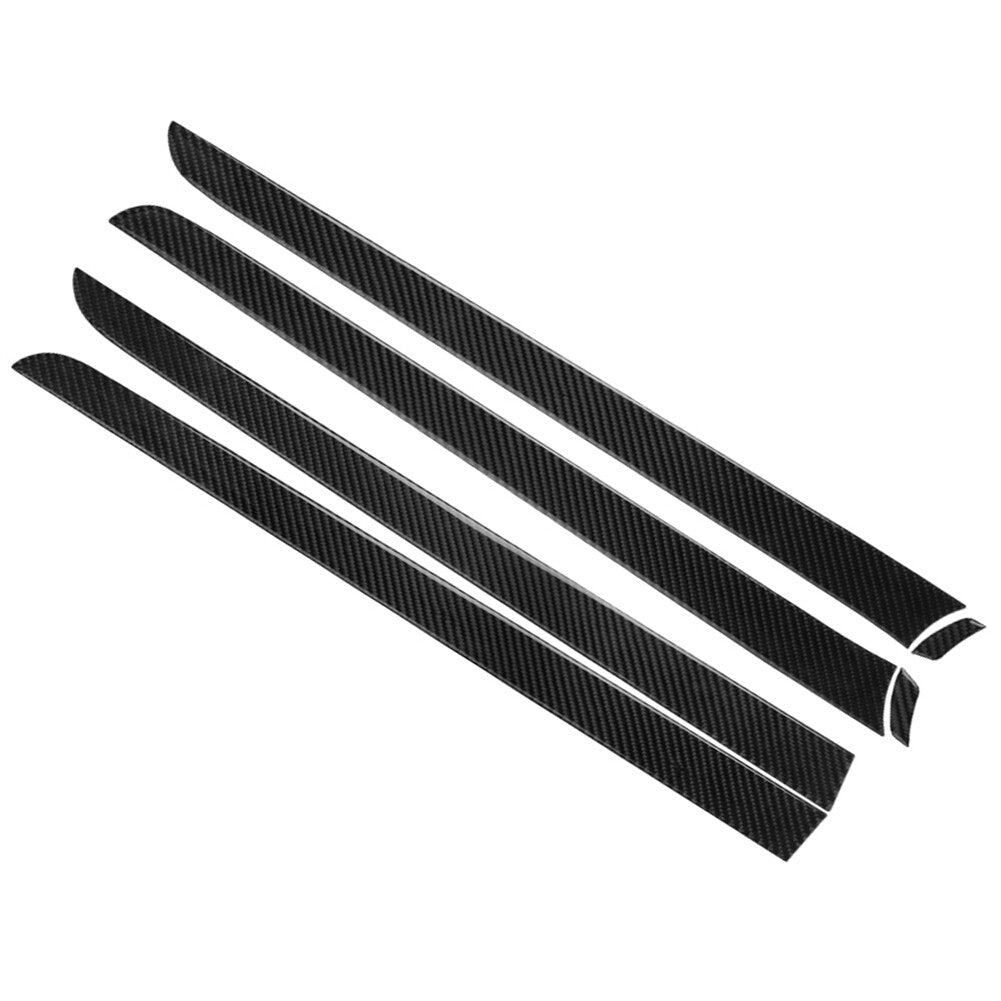 2Pcs Gear Shift Frame Trim Panel Carbon Fiber For COBALT 2005-2010 v