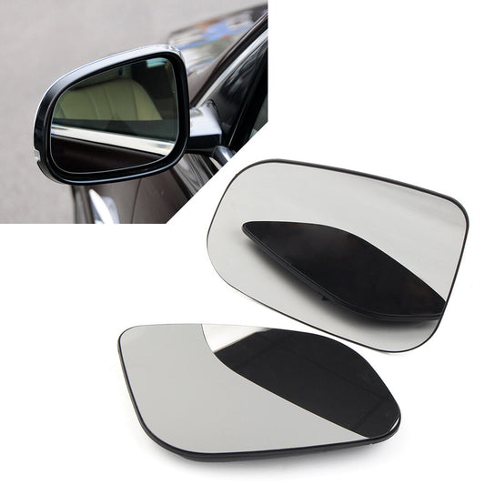 2 x Rearview Mirror Glass C2Z31946 for Jaguar Vanden Plas XF XJ XJ8 XK XE I-PACE Q