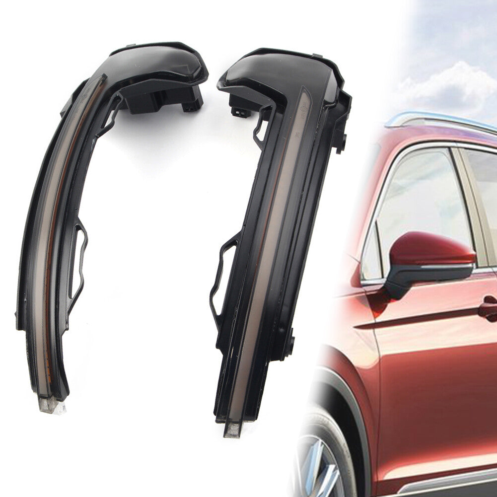 LED Side Mirror Dynamic Turn Signal Sequential Light for VW for Tiguan MK2 2017-2018